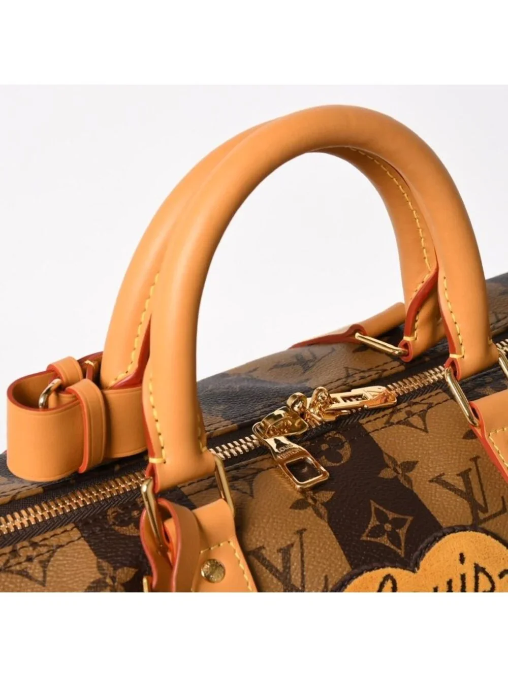 Louis Vuitton NIGO Boston Bag Keepall Bandouliere 50